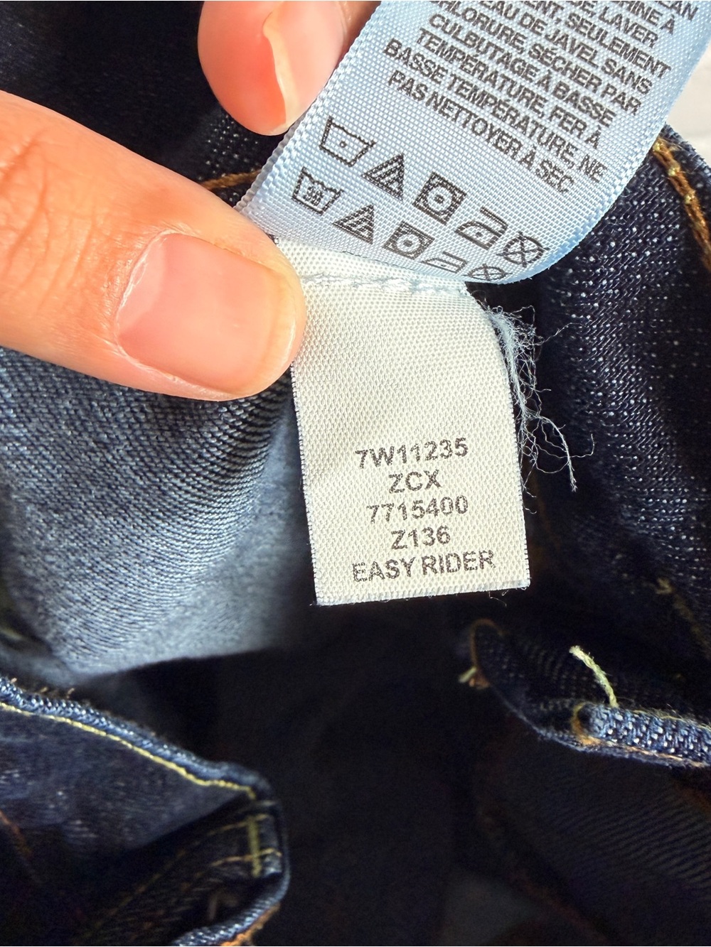 Lucky Brand Easy Rider Bootcut Jeans Dark Wash Stretch Denim Womens 2/26 - Picture 6 of 9